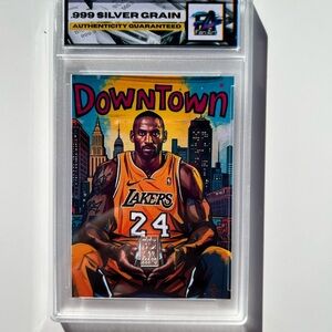 Lakers Downtown Fan Art Basketball Card 🏀 Featuring The Late Great Kobe Bryant